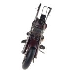 Blechmodell Blechmotorrad braun H 23,8 B 11,8 L 41,3 cm