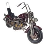 Blechmodell Blechmotorrad braun H 23,8 B 11,8 L 41,3 cm