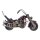 Blechmodell Blechmotorrad braun H 23,8 B 11,8 L 41,3 cm