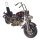 Blechmodell Blechmotorrad braun H 23,8 B 11,8 L 41,3 cm