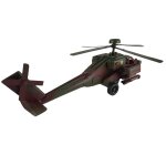 Blechmodell Blechhubschrauber Militärhubschrauber L 40,5 cm