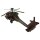 Blechmodell Blechhubschrauber Militärhubschrauber L 40,5 cm