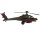 Blechmodell Blechhubschrauber Militärhubschrauber L 40,5 cm