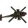 Blechmodell Blechhubschrauber Militärhubschrauber L 40,5 cm