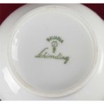 Milchkännchen Goldrand Schirnding Bavaria rote Rosen mit Rot gebraucht - gut