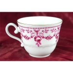 Kaffeetasse Tasse Goldrand Schirnding Bavaria rote Rosen mit Rot gebraucht - gut