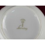 Kaffeetasse Tasse Goldrand Schirnding Bavaria rote Rosen mit Rot gebraucht - gut