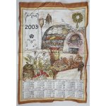 Geschirrtuch Küchentuch Handtuch Kalender 2003...