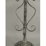 Vogeltränke/Futterstelle Eisen Grau H 45cm
