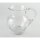 Glaskrug Glas Wasserkanne Kanne Trauben Schliff H 19,5 cm