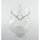 Glaskrug Glas Wasserkanne Kanne Trauben Schliff H 19,5 cm