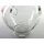 Glaskrug Glas Wasserkanne Kanne Trauben Schliff H 19,5 cm
