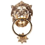 Türklopfer Messing Löwe