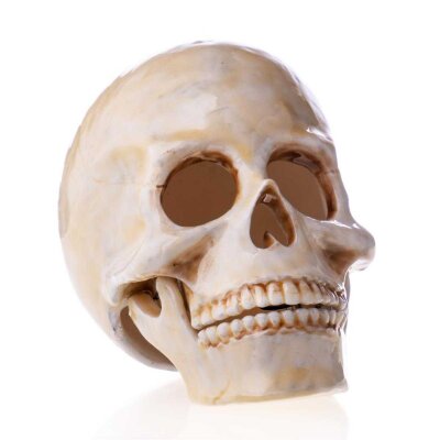 Pillendose Pillendöschen Dose Döschen Schatulle Hartzinn Zinn emailliert Totenkopf
