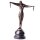 Bronze Skulptur Figur Bronzeskulptur Bronzefigur Scarf Dancer Weiblicher Akt nach D.H.Chiparus Art-Deco-Stil