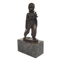 Bronzeskulptur Bronzefigur Orientalischer Diener Oriental...