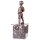 Bronzeskulptur Bronzefigur Junge mit Ski The Boy Skier Art-Deco-Stil