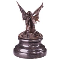 Bronze Skulptur Figur Bronzeskulptur Bronzefigur Elfe