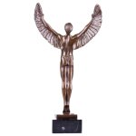 Bronze Skulptur Figur Bronzeskulptur Bronzefigur Ikarus