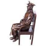 Bronze Skulptur Figur Bronzeskulptur Bronzefigur Josef...