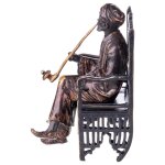 Bronze Bronzeskulptur Bronzefigur Skulptur Figur Araber...
