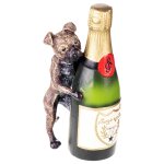 Bronze Bronzeskulptur Bronzefigur Skulptur Figur Hund mit...