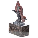 Bronze Skulptur Figur Bronzeskulptur Bronzefigur Vogel...