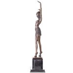 Bronzeskulptur Bronzefigur Tänzerin Egyptian Dancer nach D.H.Chiparus Art-Deco-Stil