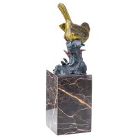 Bronze Skulptur Figur Bronzeskulptur Bronzefigur Vogel...