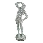 Skulptur Figur Kunststein Posierender Mann
