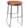 Hocker Teakholz mit Metallfüßen #62769