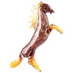 Skulptur Figur Glas Pferd Murano-Stil