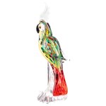 Skulptur Glas Papagei Murano-Stil #62842