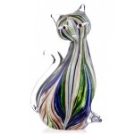 Skulptur Glas Katze Murano-Stil #62856