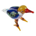 Skulptur Figur Vogel Glas Murano-Stil #62876