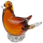 Skulptur Figur Vogel Glas Murano-Stil #62887