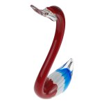 Skulptur Figur Schwan Glas Murano-Stil #62910