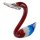 Skulptur Figur Schwan Glas Murano-Stil #62910