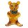 Skulptur Figur Bär Glas Murano-Stil