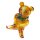 Skulptur Figur Bär Glas Murano-Stil