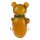 Skulptur Figur Bär Glas Murano-Stil