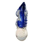 Skulptur Figur Seepferdchen Glas Murano-Stil