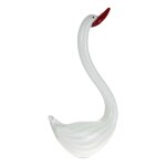 Skulptur Figur Schwan Glas Murano-Stil #62957