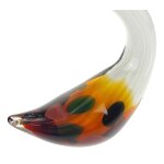Skulptur Figur Schwan Glas Murano-Stil #62959