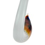 Skulptur Figur Schwan Glas Murano-Stil #62959