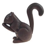 Nussknacker Figur Skulptur Gusseisen Eichhörnchen