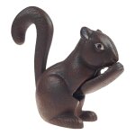 Nussknacker Figur Skulptur Gusseisen Eichhörnchen