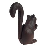 Nussknacker Figur Skulptur Gusseisen Eichhörnchen