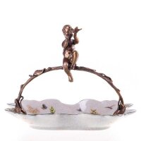 Schale Porzellan/Messing Engel #63327