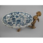 Schale Porzellan/Messing Engel #63425